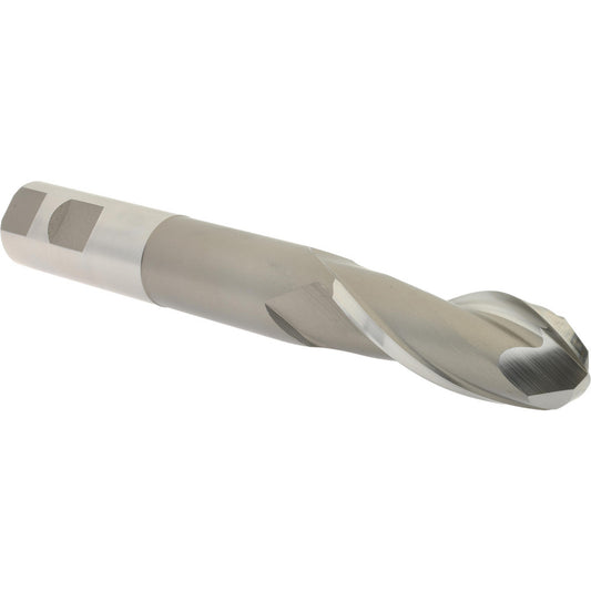 Hertel GG111064 Ball End Mill 1" Dia, 2.5" LOC, 2 Flute, High Speed Steel