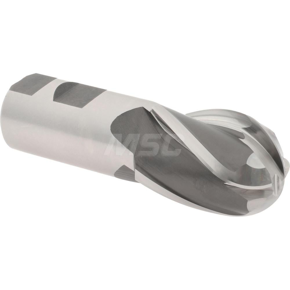 Hertel E2020132 Ball End Mill 1.5" Dia, 2" LOC, 4 Flute, Cobalt