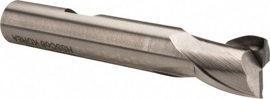 Hertel E299914083 Square End Mill 7/16'' Dia, 7/16'' LOC, 3/8'' Shank Dia, 2-7/16'' OAL, 2 Flutes, Cobalt