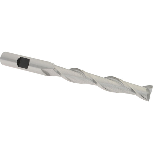 Hertel E299914098 Square End Mill 3/8'' Dia, 2-1/2'' LOC, 3/8'' Shank Dia, 4-1/4'' OAL, 2 Flutes, Cobalt