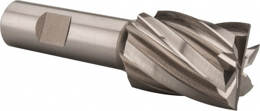 Hertel E299914039 Square End Mill 1-3/16'' Dia, 1-1/2'' LOC, 3/4'' Shank Dia, 3-7/8'' OAL, 6 Flutes, Cobalt