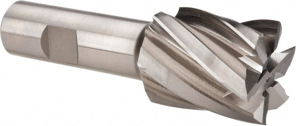 Hertel E299914040 Square End Mill 1-1/4'' Dia, 1-1/2'' LOC, 3/4'' Shank Dia, 3-7/8'' OAL, 6 Flutes, Cobalt