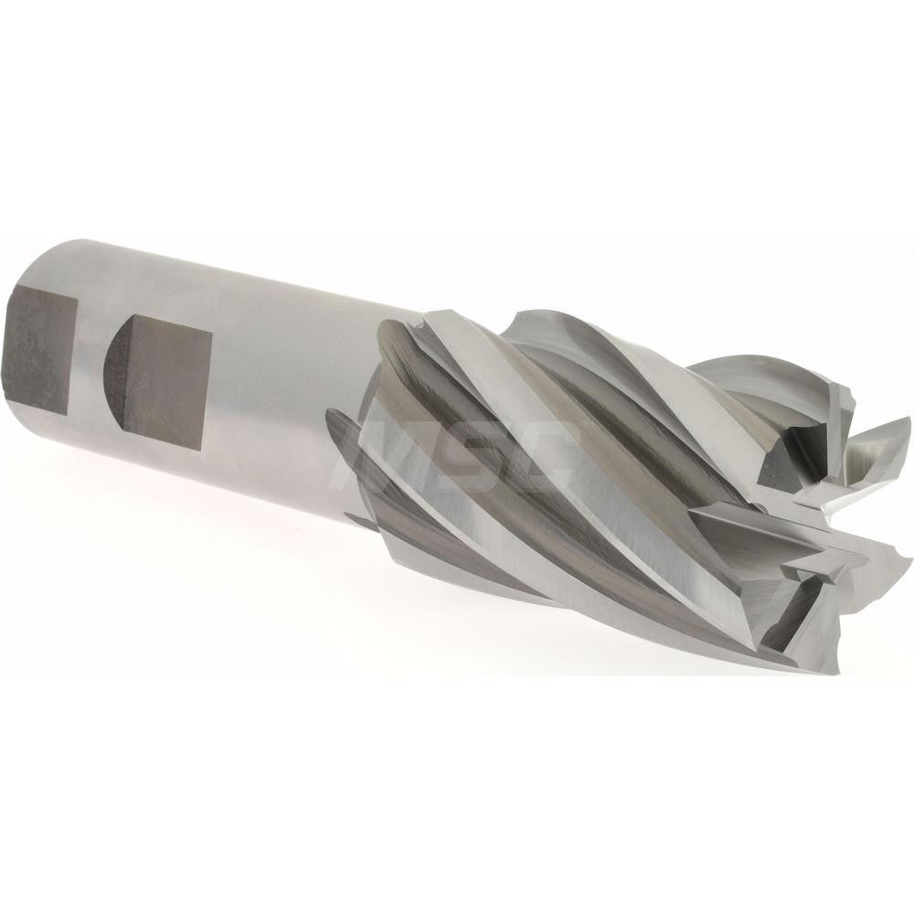 Hertel E2042916 Square End Mill 1-1/4'' Dia, 2'' LOC, 1'' Shank Dia, 4-1/2'' OAL, 6 Flutes, Cobalt