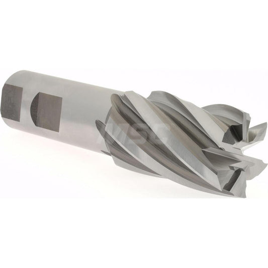 Hertel E2042916 Square End Mill 1-1/4'' Dia, 2'' LOC, 1'' Shank Dia, 4-1/2'' OAL, 6 Flutes, Cobalt