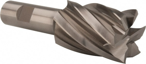 Hertel E299914041 Square End Mill 1-3/8'' Dia, 2'' LOC, 3/4'' Shank Dia, 4-3/8'' OAL, 6 Flutes, Cobalt