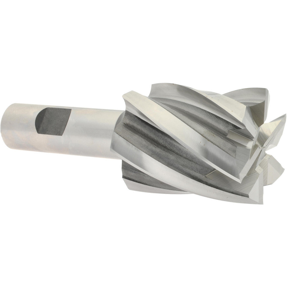Hertel E299914043 Square End Mill 1-5/8'' Dia, 2'' LOC, 3/4'' Shank Dia, 4-3/8'' OAL, 6 Flutes, Cobalt