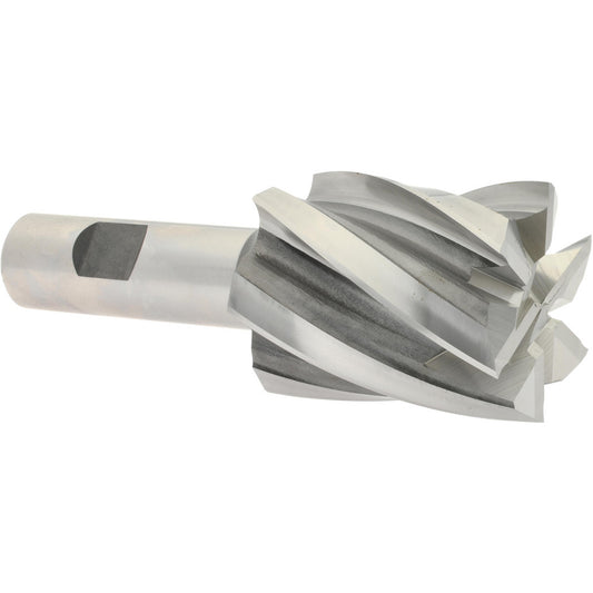 Hertel E299914043 Square End Mill 1-5/8'' Dia, 2'' LOC, 3/4'' Shank Dia, 4-3/8'' OAL, 6 Flutes, Cobalt