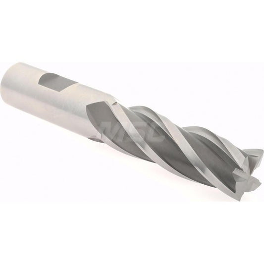 Hertel E299914046 Square End Mill 3/4'' Dia, 2-1/4'' LOC, 3/4'' Shank Dia, 4-1/2'' OAL, 4 Flutes, Cobalt
