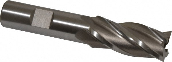 Hertel E2031909 Square End Mill 3/4'' Dia, 1-5/8'' LOC, 5/8'' Shank Dia, 3-3/4'' OAL, 4 Flutes, Cobalt