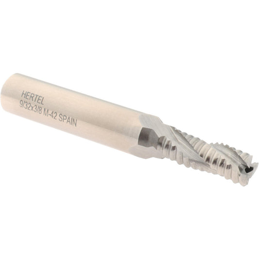 Hertel 84511344 Roughing End Mill 9/32" Dia, 3 Flute, Coarse Pitch, Single End, Cobalt