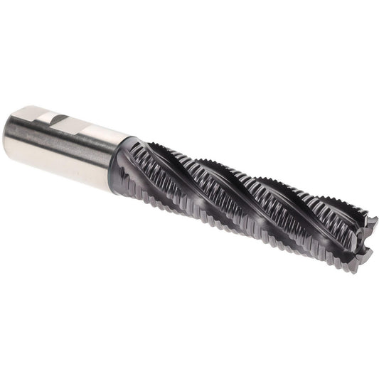 Hertel 84511419 Roughing End Mill 1" Dia, 5 Flute, Coarse Pitch, Single End, Cobalt