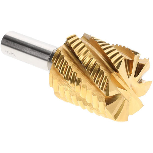Hertel 84511633 Roughing End Mill 2" Dia, 8 Flute, Coarse Pitch, Single End, Cobalt