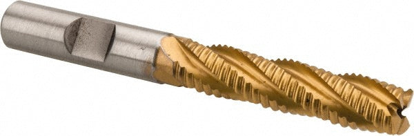 Hertel 84511641 Roughing End Mill 3/8" Dia, 4 Flute, Coarse Pitch, Single End, Cobalt