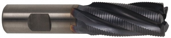 Hertel 84511906 Roughing End Mill 1" Dia, 5 Flute, Fine Pitch, Single End, Cobalt