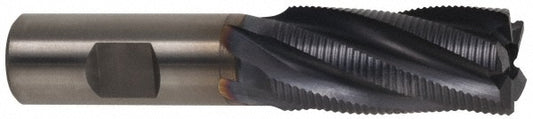 Hertel 84511906 Roughing End Mill 1" Dia, 5 Flute, Fine Pitch, Single End, Cobalt