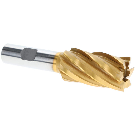 Hertel GH99914223 Square End Mill 1" Dia, 6 Flutes, 1-7/8" LOC, High Speed Steel, 30 &deg Helix