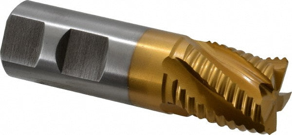 Hertel 84512698 Roughing End Mill 1" Dia, 5 Flute, Single End, Cobalt