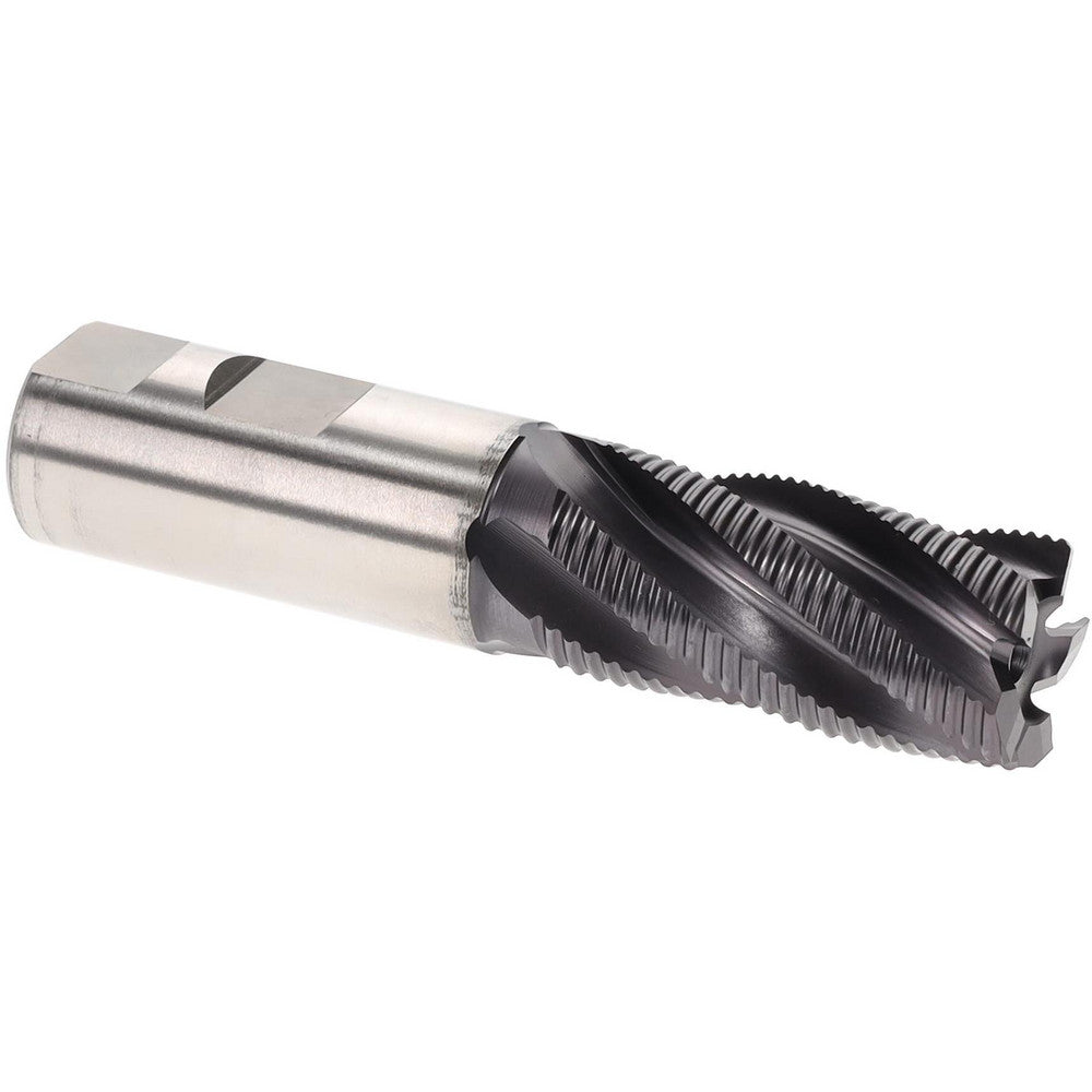 Hertel 84512797 Roughing End Mill 1" Dia, 5 Flute, Single End, Cobalt