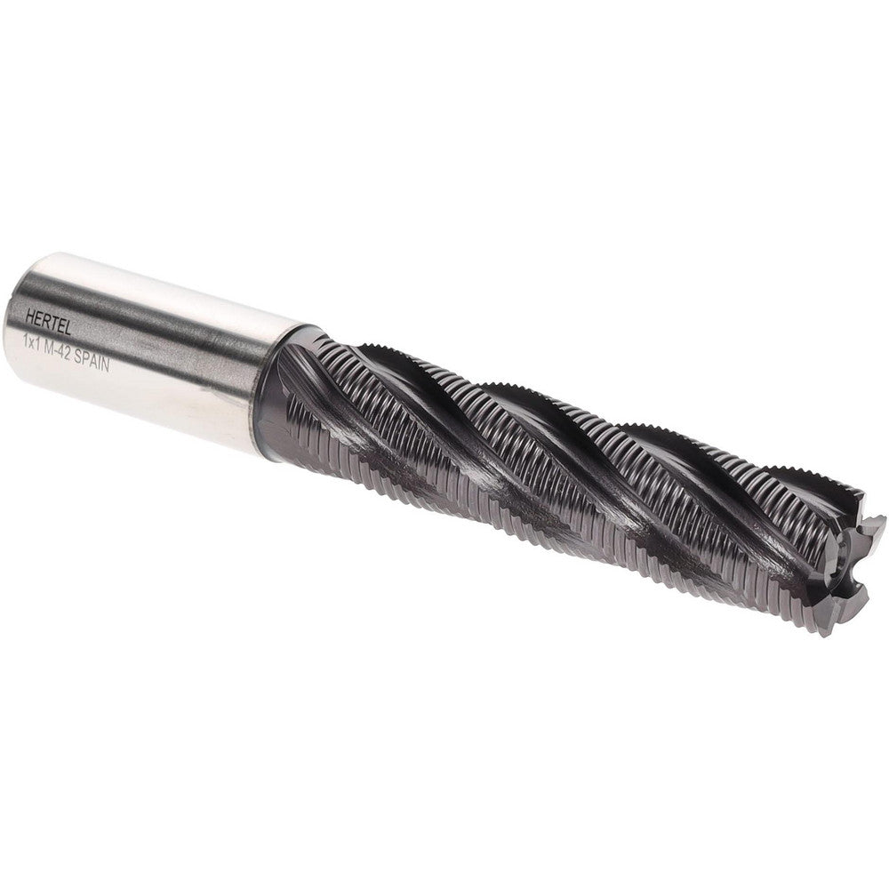 Hertel 84512805 Roughing End Mill 1" Dia, 5 Flute, Single End, Cobalt