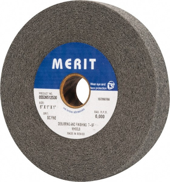 Merit Abrasives 05539512530 Deburring Wheel  Density 7, Silicon Carbide