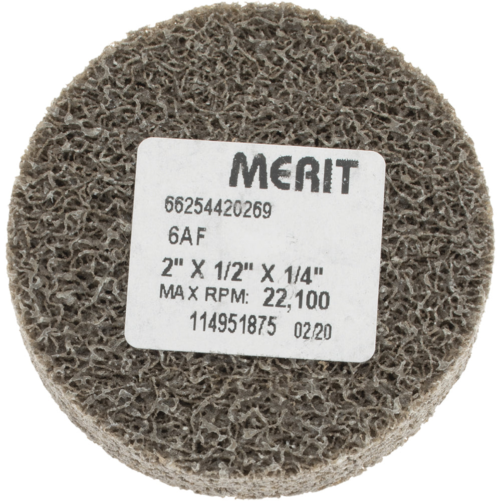 Merit Abrasives 66254420269 Deburring Wheel  Density 6, Aluminum Oxide