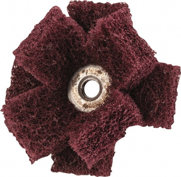 Merit Abrasives 66254419935 2 x 1/2" Very Fine 2 Ply Cross Buff