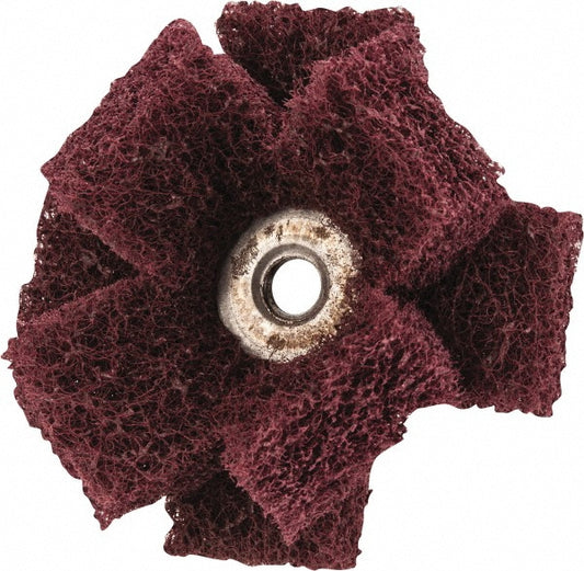 Merit Abrasives 66254419935 2 x 1/2" Very Fine 2 Ply Cross Buff