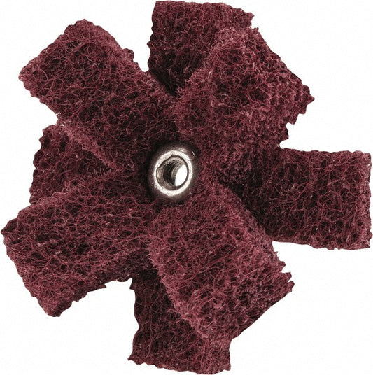 Merit Abrasives 66261080403 2 x 1/2" Very Fine 2 Ply Cross Buff