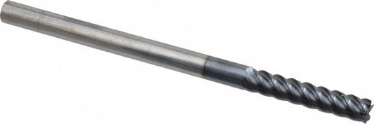 Kyocera SGS Precision Tools 32616 Corner Radius End Mill 1/4" Dia, 1-1/4" LOC, 0.015" Radius, 5 Flutes, Solid Carbide