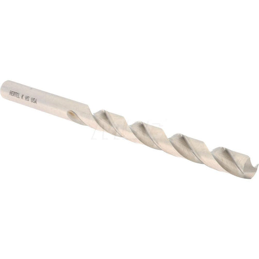 Hertel 84577956 Jobber Length Drill Bit Letter K, 118 &deg, High Speed Steel