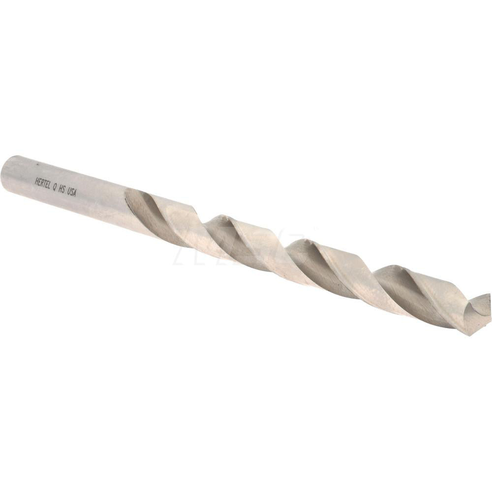 Hertel 84578012 Jobber Length Drill Bit Letter Q, 118 &deg, High Speed Steel