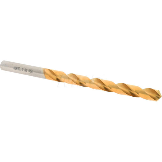 Hertel 84578582 Jobber Length Drill Bit Letter G, 118 &deg, High Speed Steel