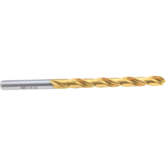 Hertel 84578590 Jobber Drill Letter H, 118 deg Point, High Speed Steel