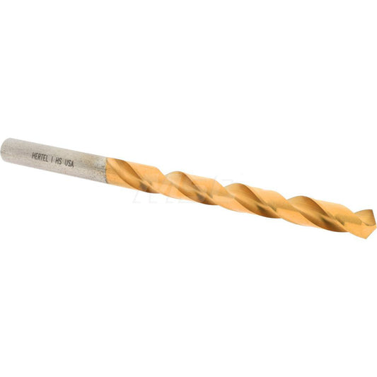 Hertel 84578608 Jobber Length Drill Bit Letter I, 118 &deg, High Speed Steel