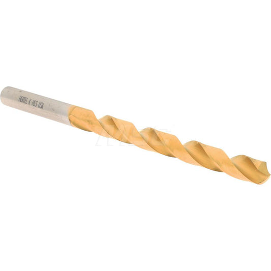 Hertel 84578624 Jobber Length Drill Bit Letter K, 118 &deg, High Speed Steel