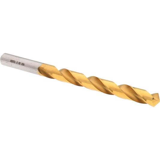 Hertel 84578756 Jobber Length Drill Bit Letter X, 118 &deg, High Speed Steel