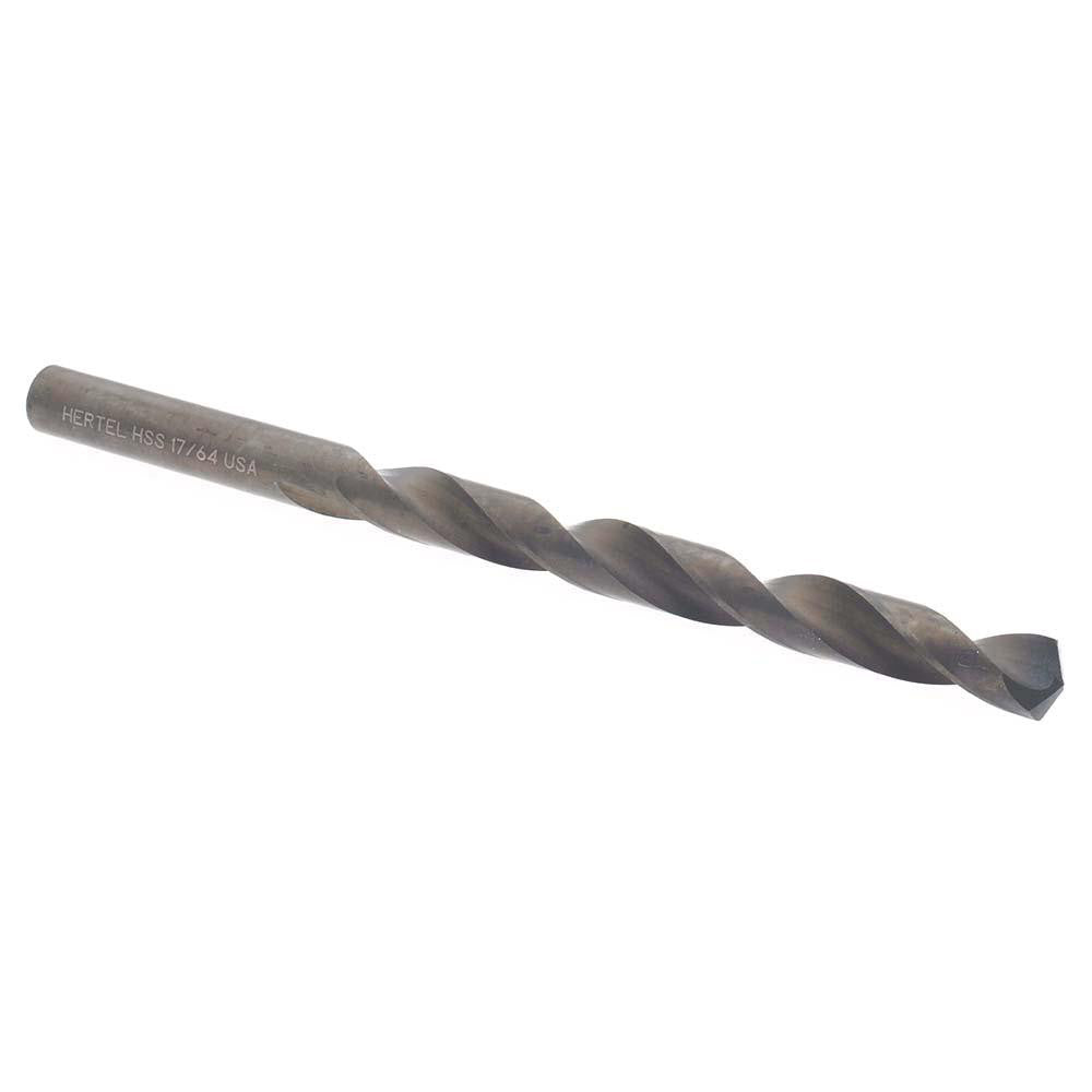 Hertel 300SB 17/64 Jobber Length Drill Bit 17/64" (0.2656) Dia, 135 deg, HSS