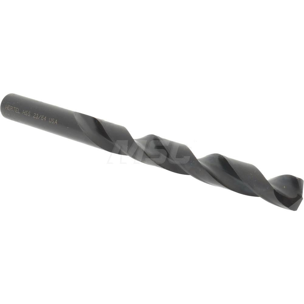 Hertel 300SB 23/64 Jobber Length Drill Bit 23/64" (0.3594) Dia, 135 deg, HSS