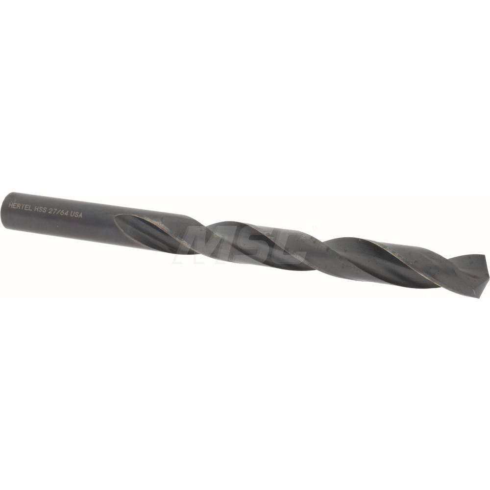 Hertel 300SB 27/64 Jobber Length Drill Bit 27/64" (0.4219) Dia, 135 deg, HSS