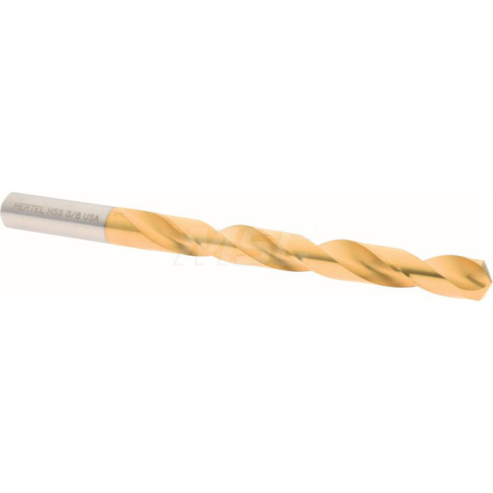 Hertel 300SBT 3/8 Jobber Length Drill Bit 3/8" (0.3750) Dia, 135 deg, HSS