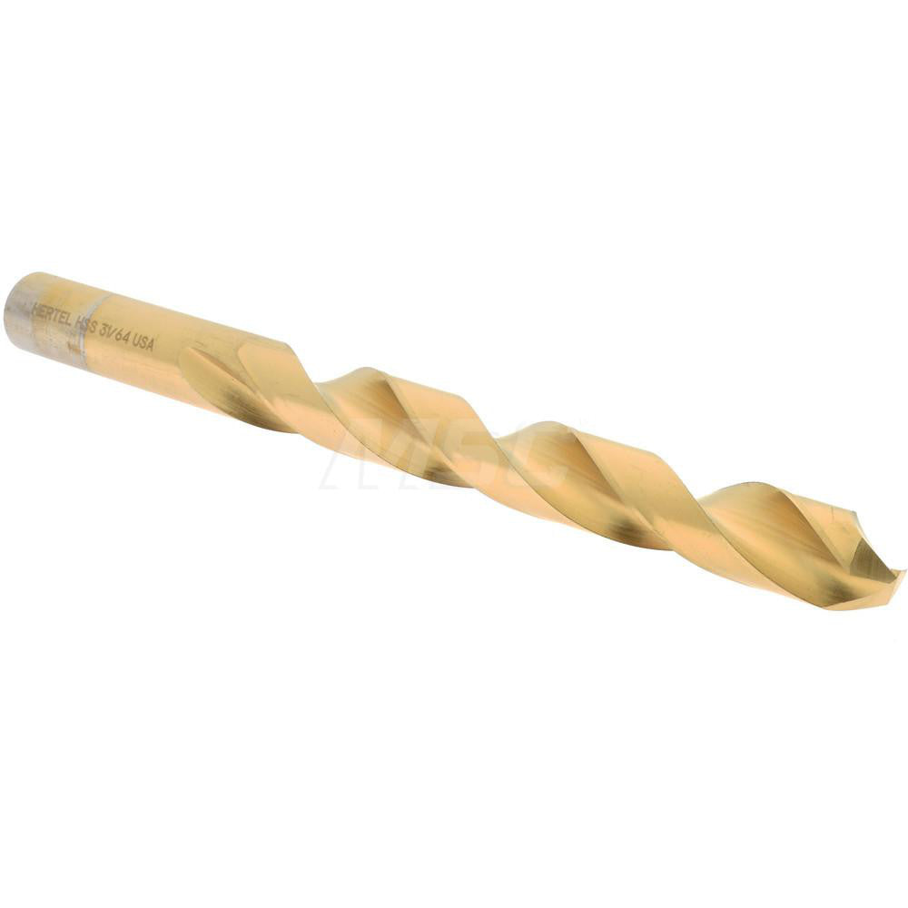 Hertel 300SBT 31/64 Jobber Length Drill Bit 31/64" (0.4844) Dia, 135 deg, HSS
