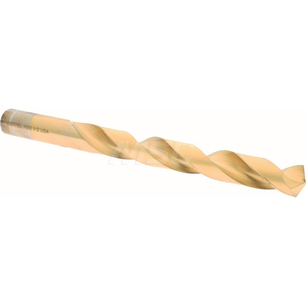 Hertel 300SBT 1/2 Jobber Length Drill Bit 1/2" (0.5000) Dia, 135 deg, HSS