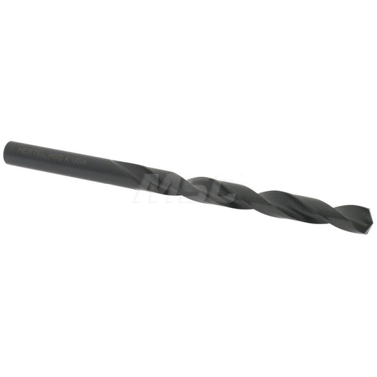 Hertel 300SB K Jobber Length Drill Bit Letter K (0.2810) Dia, 135 deg, HSS