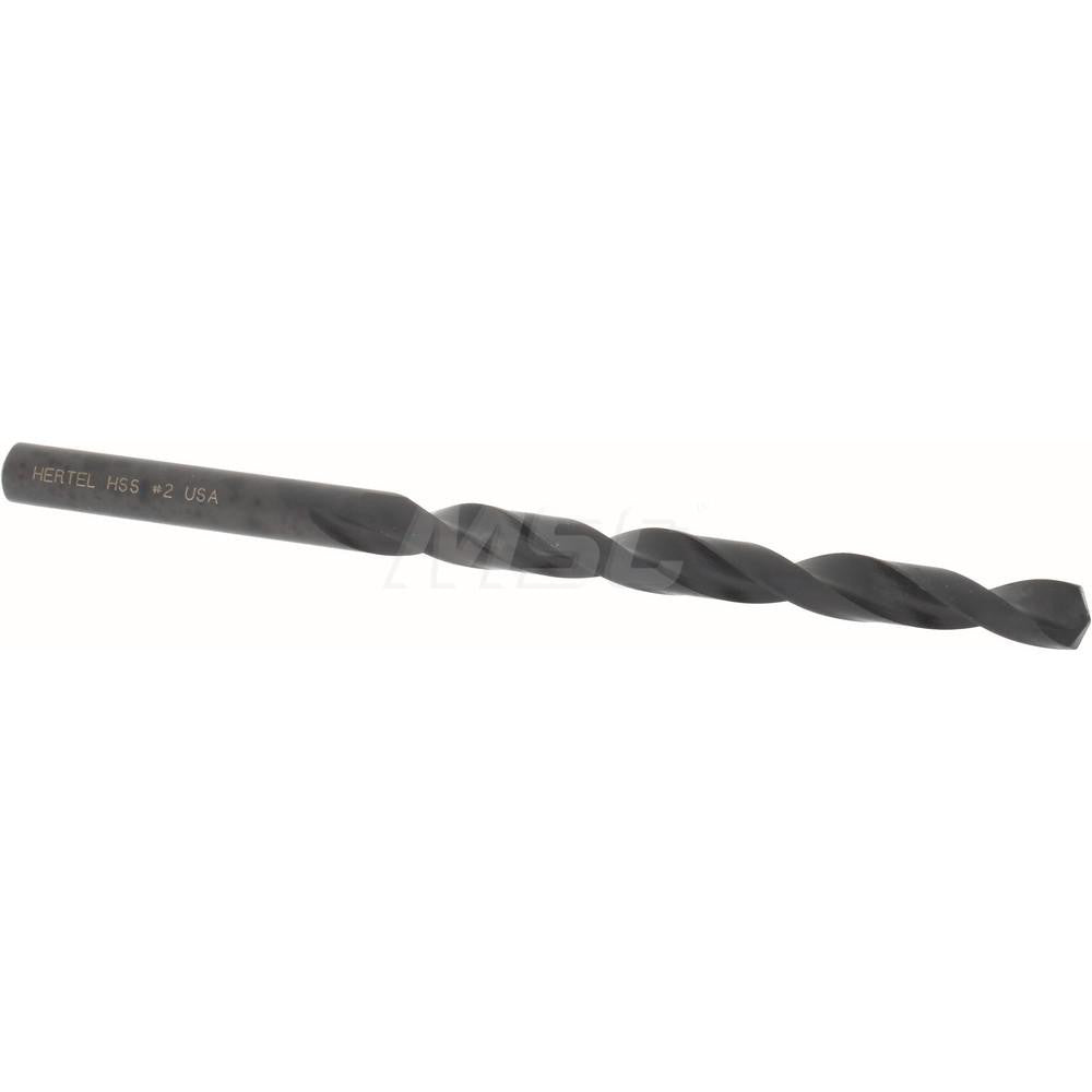 Hertel 300SB 2 Jobber Length Drill Bit #2 (0.2210) Dia, 135 deg, HSS