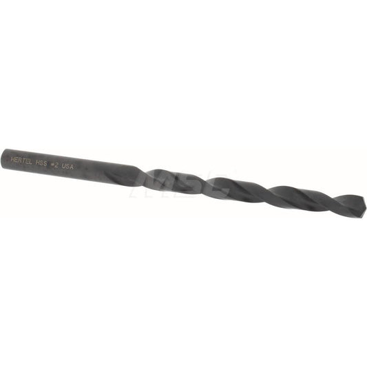 Hertel 300SB 2 Jobber Length Drill Bit #2 (0.2210) Dia, 135 deg, HSS