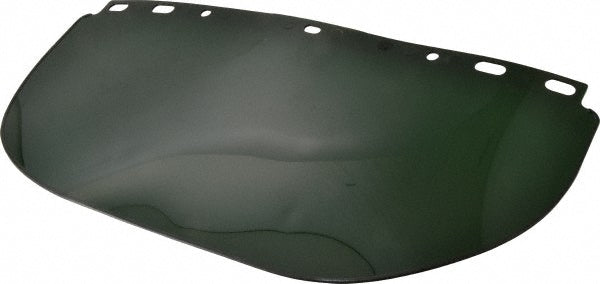 North 4178IRUV5 Face Shield Windows & Screens Welding Window, Green, 5, 8" High, 0.06" Thick