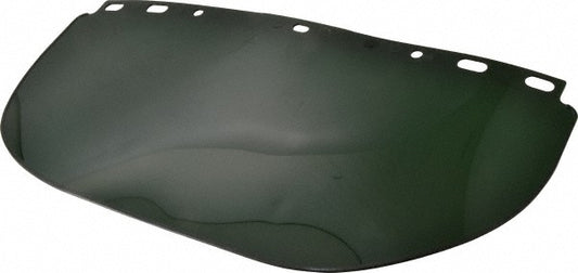 North 4178IRUV5 Face Shield Windows & Screens Welding Window, Green, 5, 8" High, 0.06" Thick