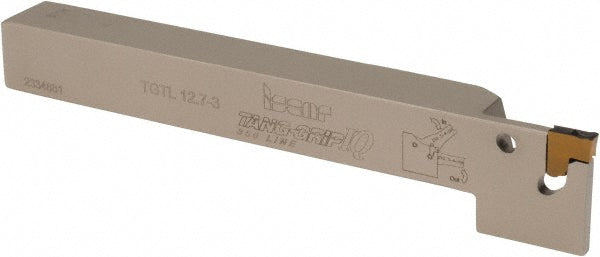 Iscar 2301923 Indexable Grooving-Cutoff Toolholder TGTL12.7-3, 2.8 to 3.5 mm Groove Width, 16 mm Max Depth of Cut, Left Hand
