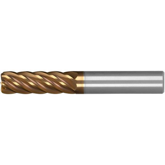 Kennametal 7160139 Corner Radius & Corner Chamfer End Mills Mill Diameter (Inch) 1/4  Mill Diameter (Decimal Inch) 0.2500  Mill Diameter (mm) 6.35  Number Of Flutes 6  Length of Cut (Inch) 3/4  Length of Cut (mm) 19.05