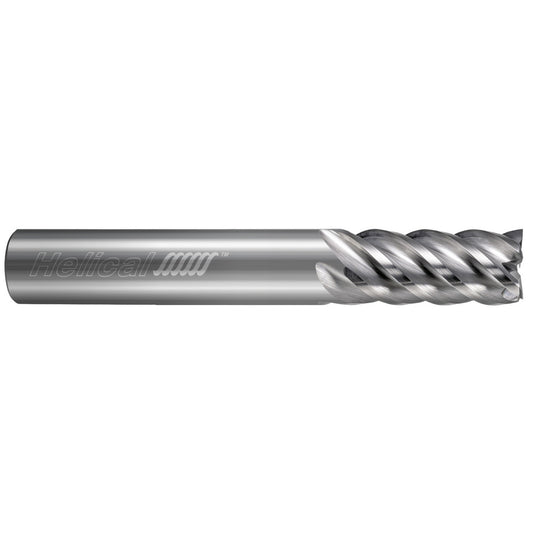 Helical Solutions 88987 Square End Mill 3/8" Dia, 1" LOC, 5 Flute, Solid Carbide